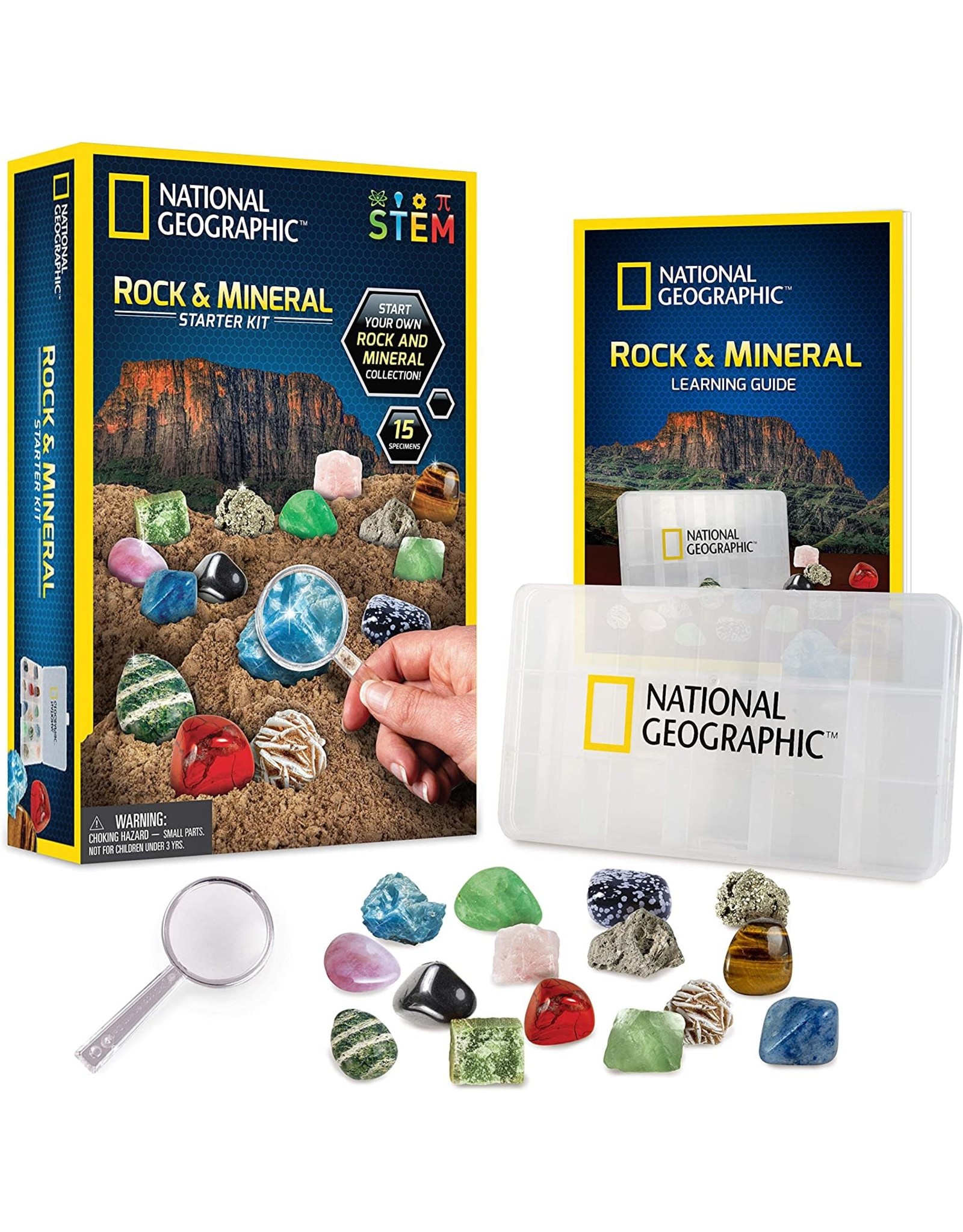 National Geographic Rock & Mineral Starter Kit 15pcs