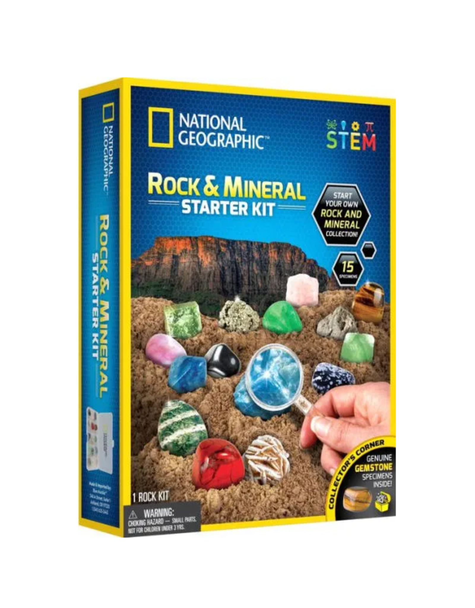 National Geographic Rock & Mineral Starter Kit 15pcs