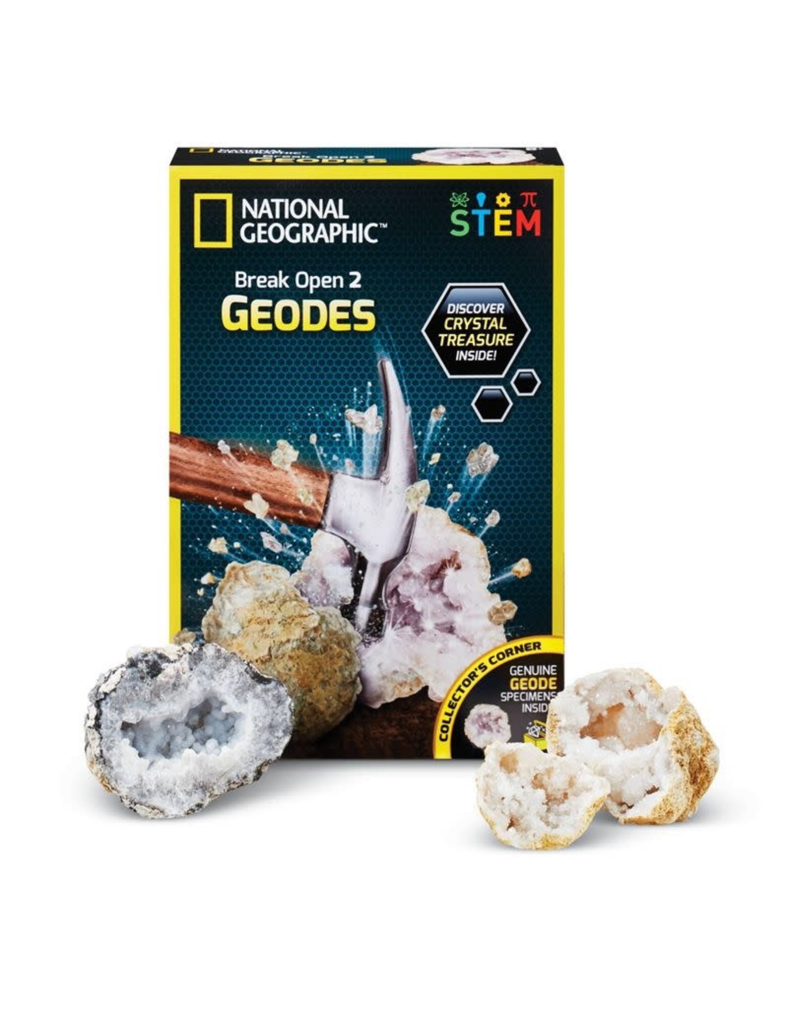 National Geographic Break Your Own Geode Kit 2pcs