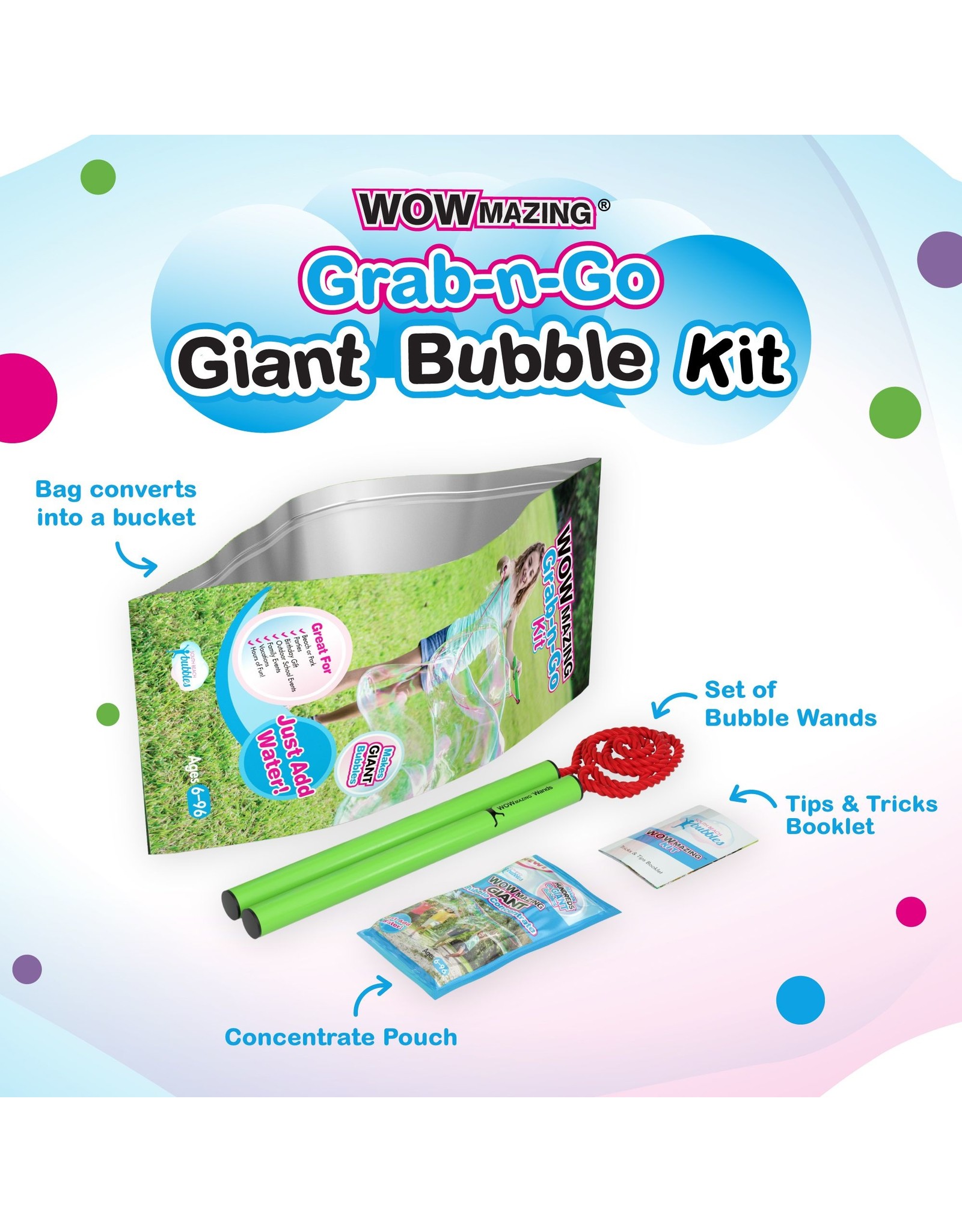 WOWmazing Bubbles Grab-n-Go Kit