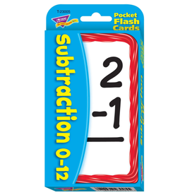 Subtraction (0-12) Flashcards