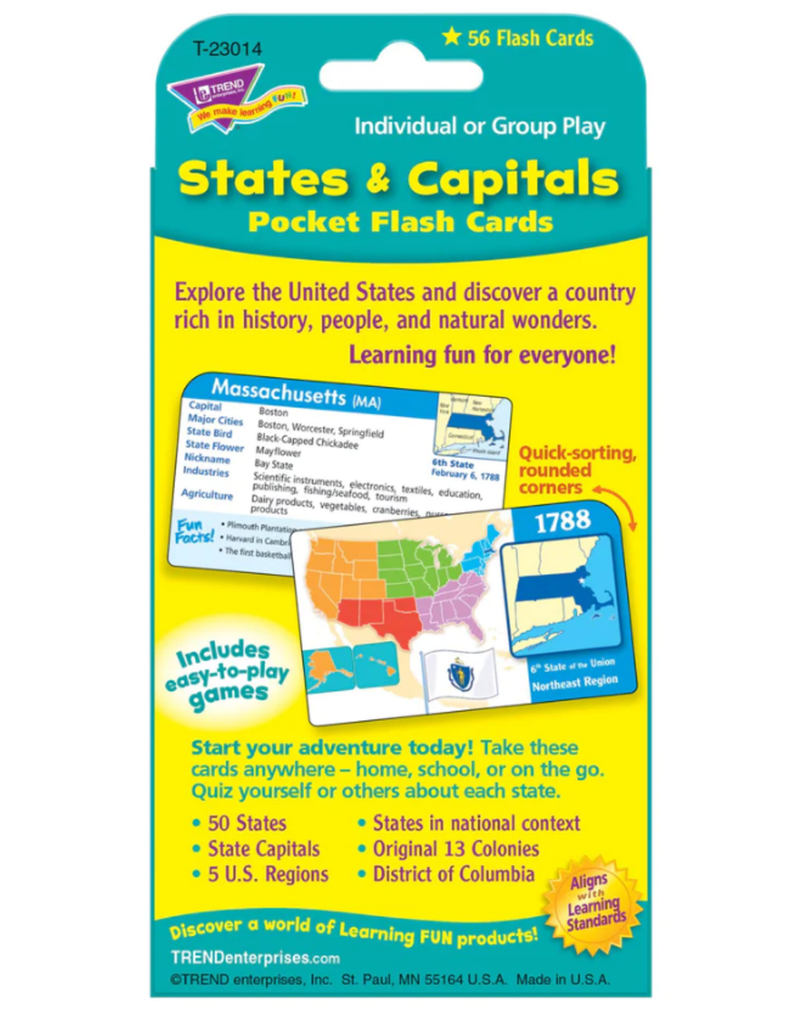States & Capitals Flashcards