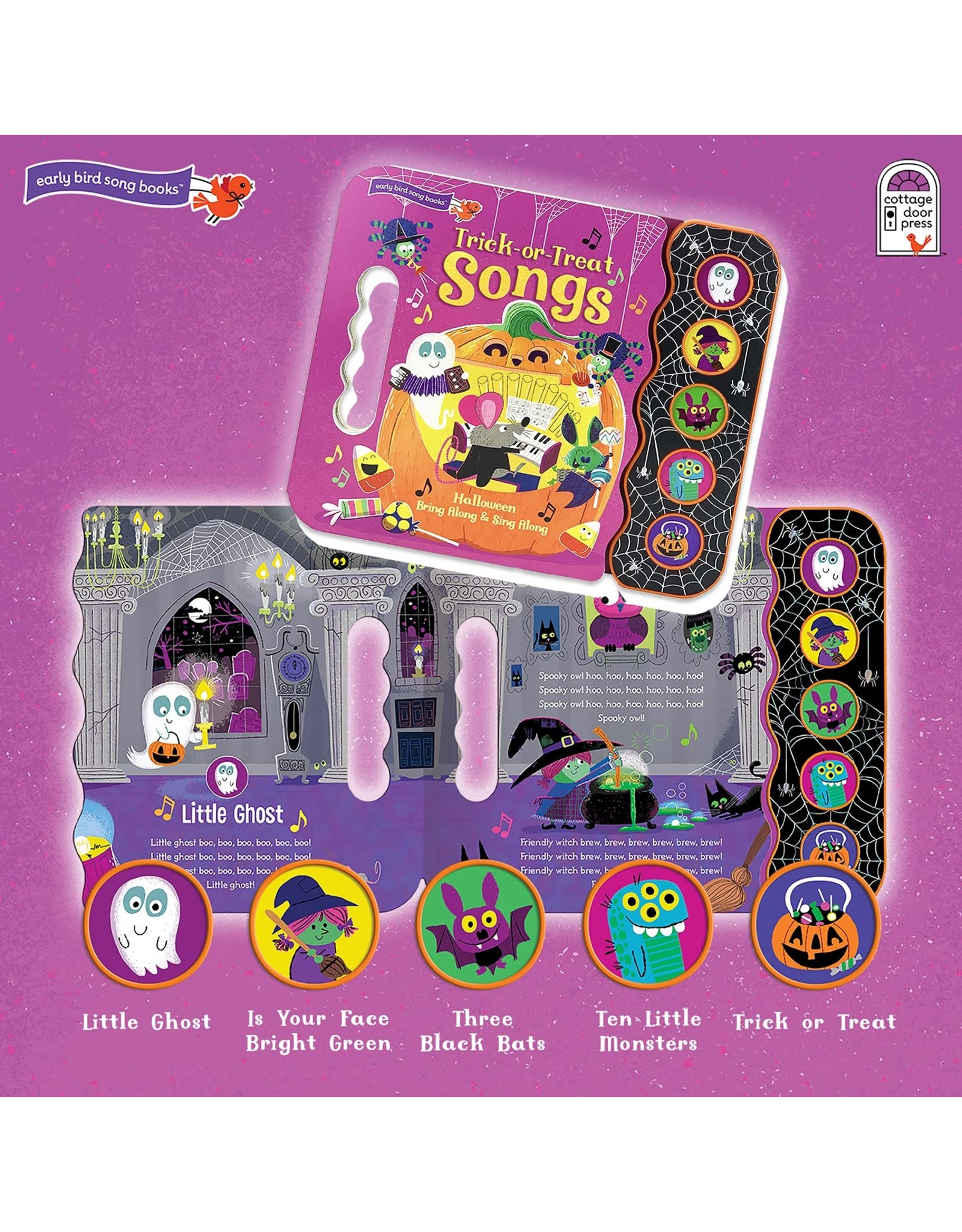 Trick or Treat Songs Book Wit & Whimsy Toys
