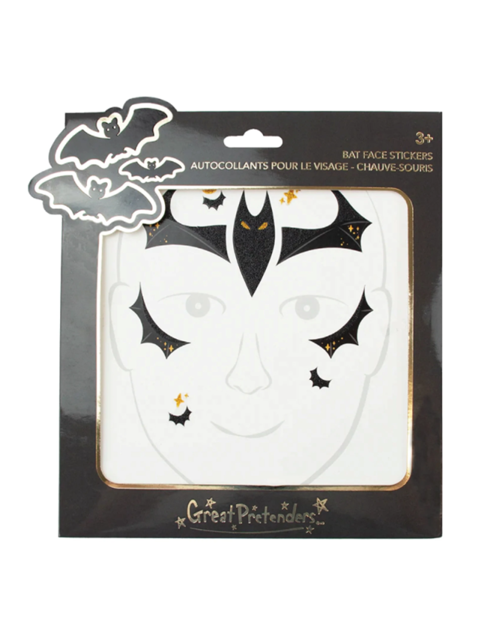 Bat Face Stickers Wit & Whimsy Toys