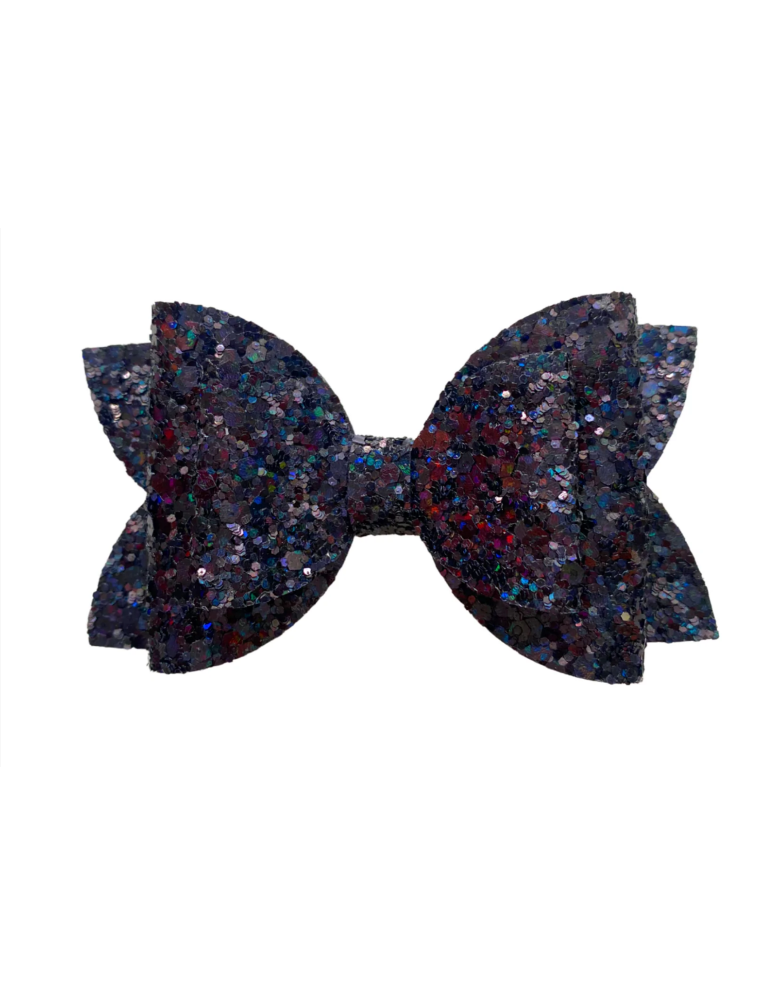 Black Prism Glitter Bow