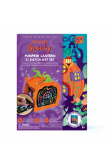 Totally Spooky Pumpkin Lantern Scratch Art Set