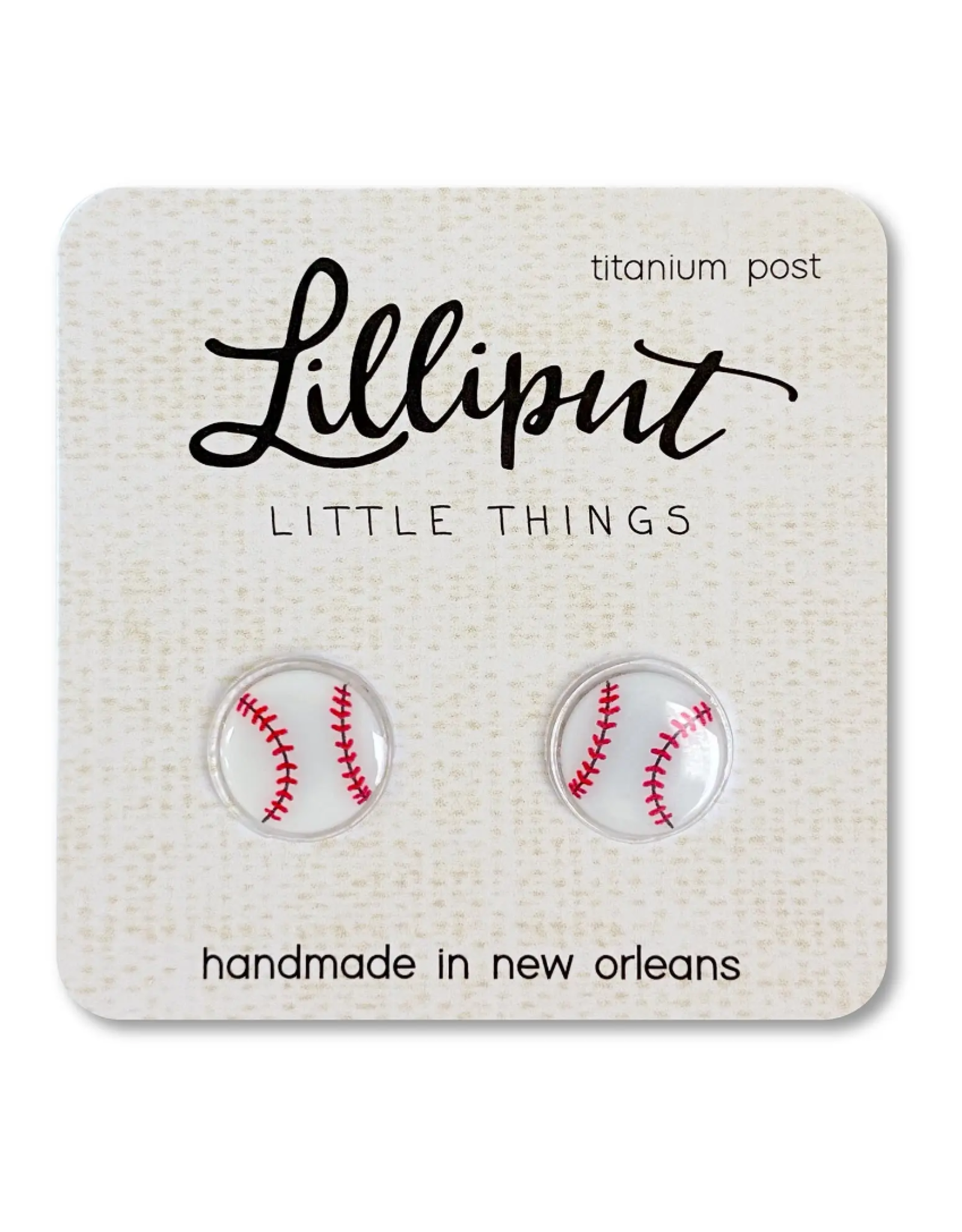 Baseball Earrings