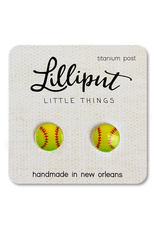 Softball Earrings