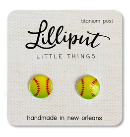 Softball Earrings