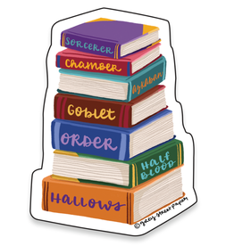 Magical Books Vinyl Sticker