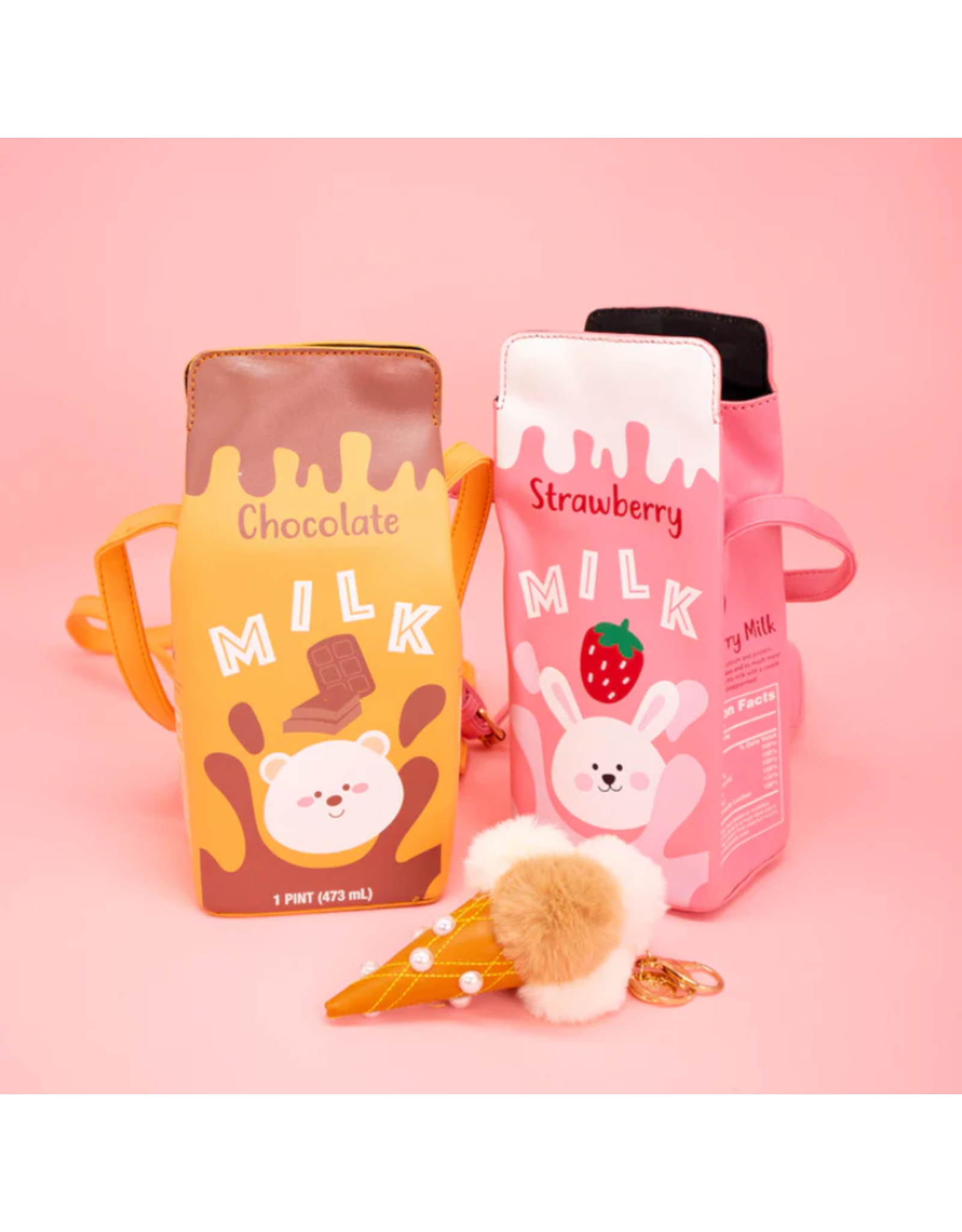 Strawberry Milk Backpack (5 Colors) – KITTYDOTT