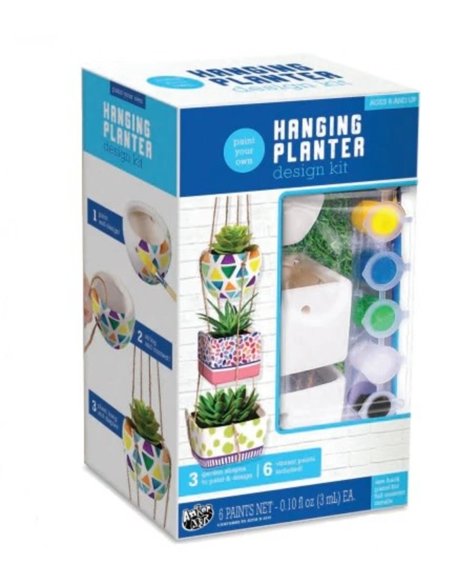 Paint Your Own Hanging Planter Design Kit