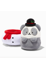 Anirollz x Christmas Pandaroll Snowman Blanket Plush