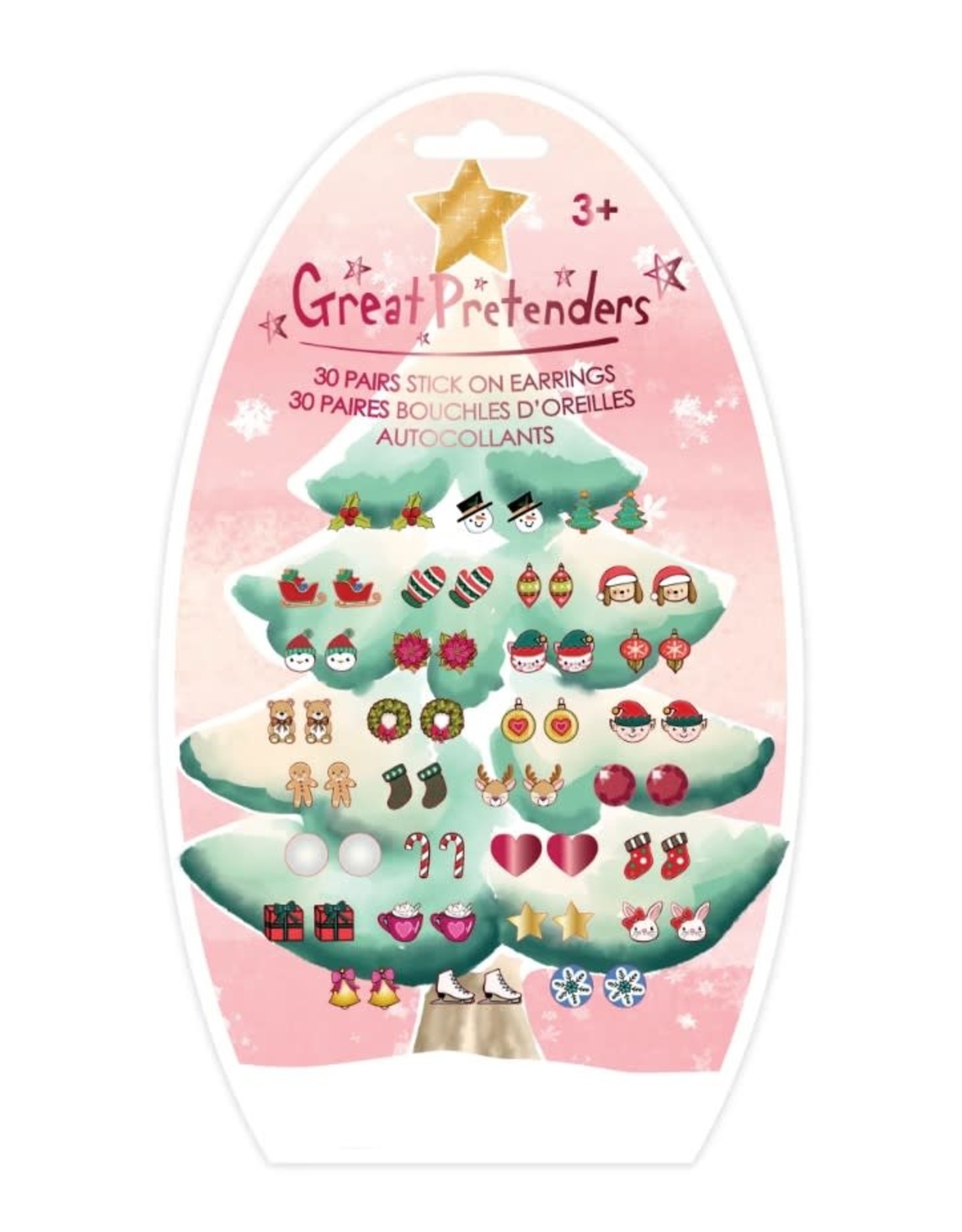 Holiday Sticker Earrings - Wit & Whimsy Toys