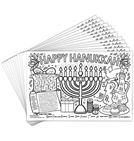 Hanukkah Coloring Placemats