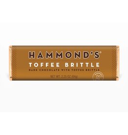 Natural Toffee Brittle Dark Chocolate Bar