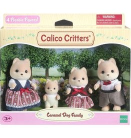 Calico Critters Caramel Dog Family