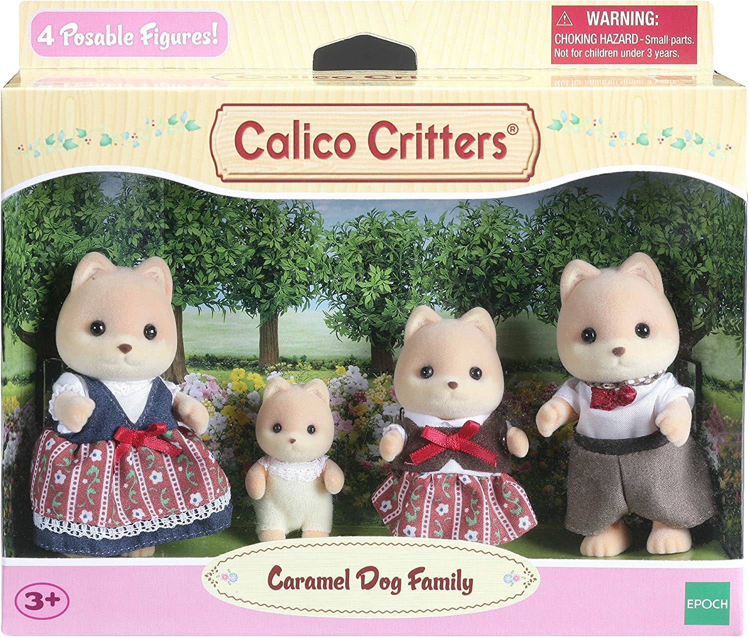 Calico Critters Caramel Dog Family - Wit & Whimsy Toys