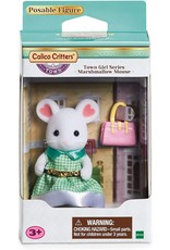 Calico Critters Town Girl Series Stephanie Marshmallow Mouse