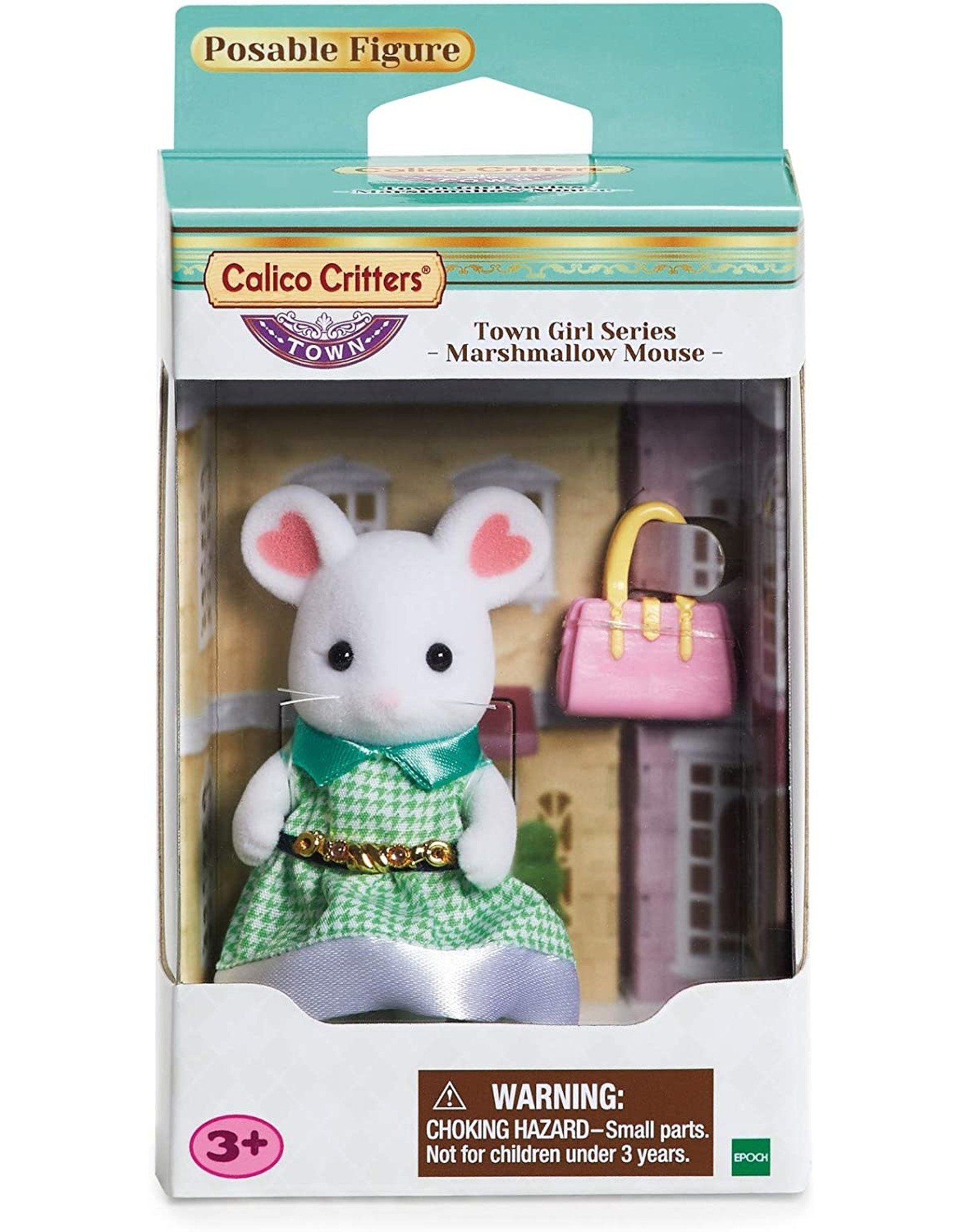 Calico Critters Town Girl Series Stephanie Marshmallow Mouse