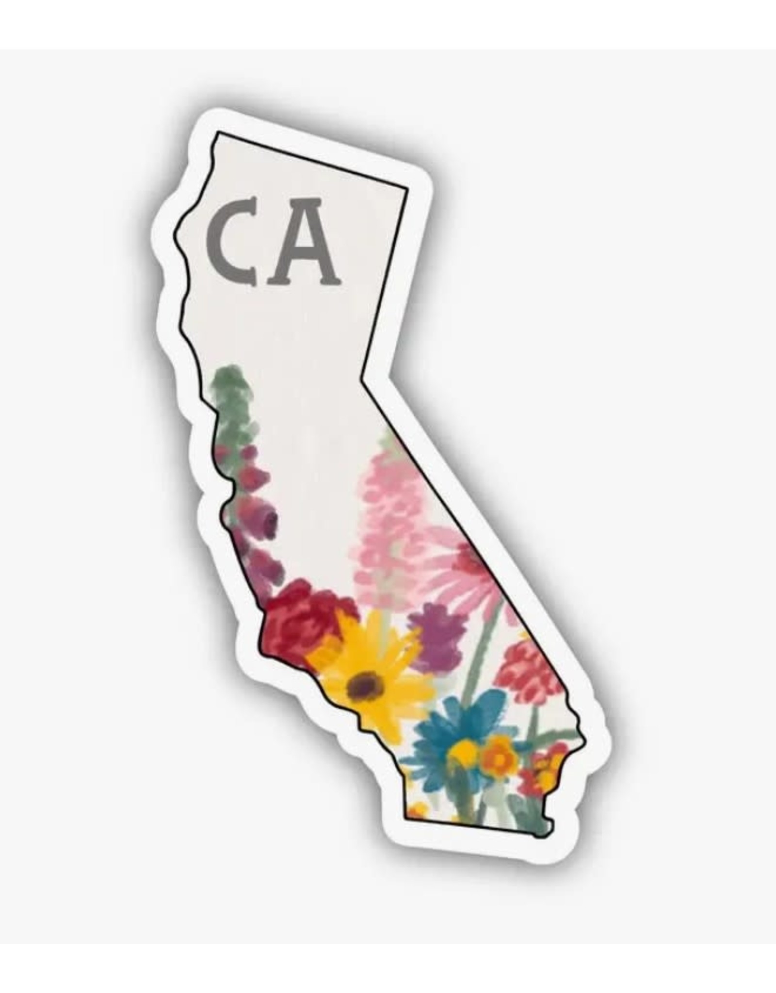 California Painterly Vinyl Sticker