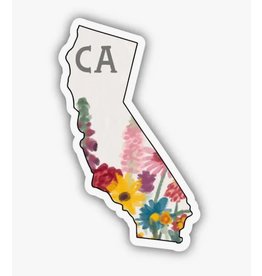 California Painterly Vinyl Sticker