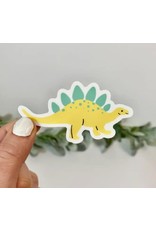 Cute Yellow Dinosaur Vinyl Sticker