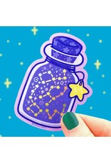 Bottle of Stars Vinyl Sticker