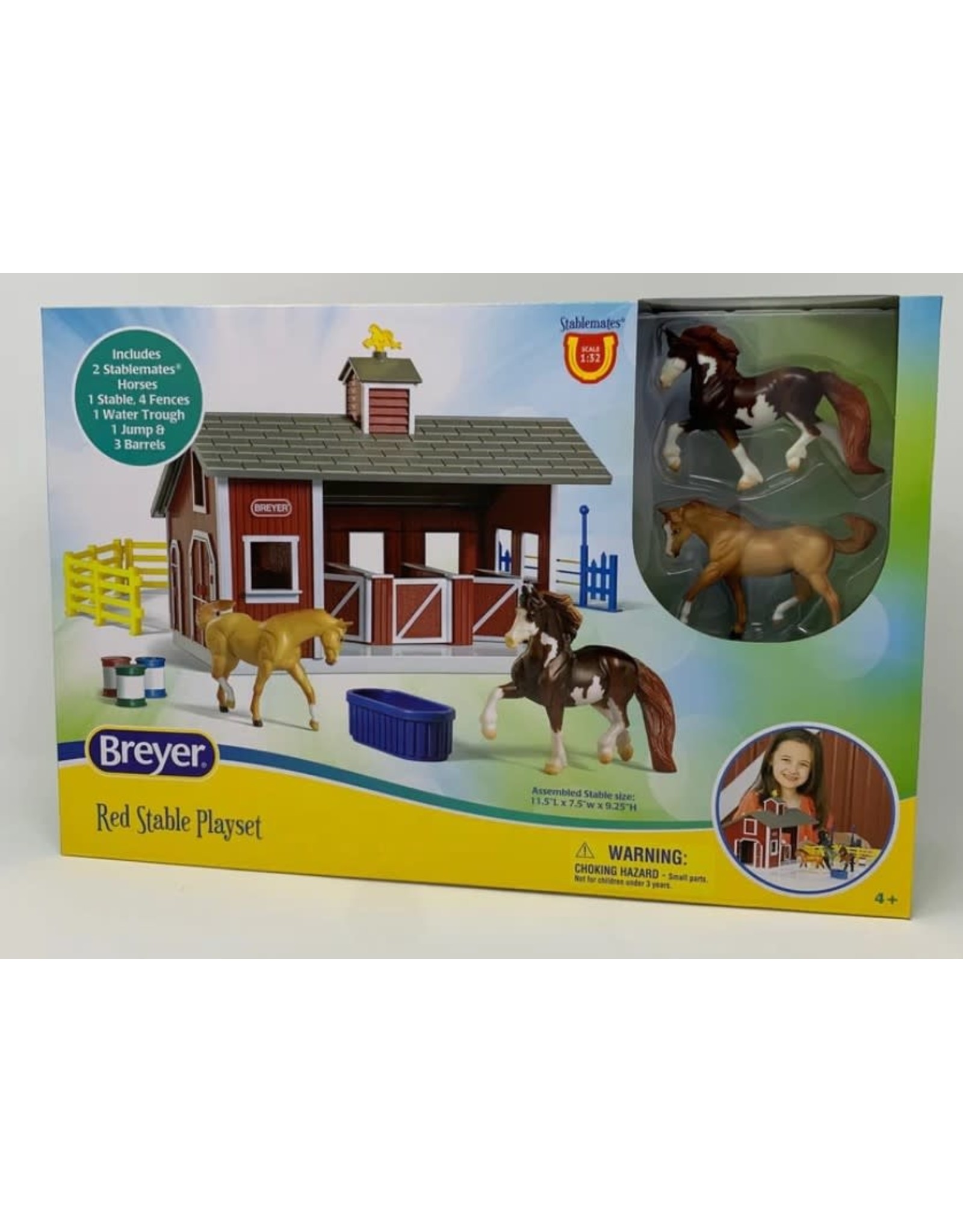 Breyer Red Stable Playset