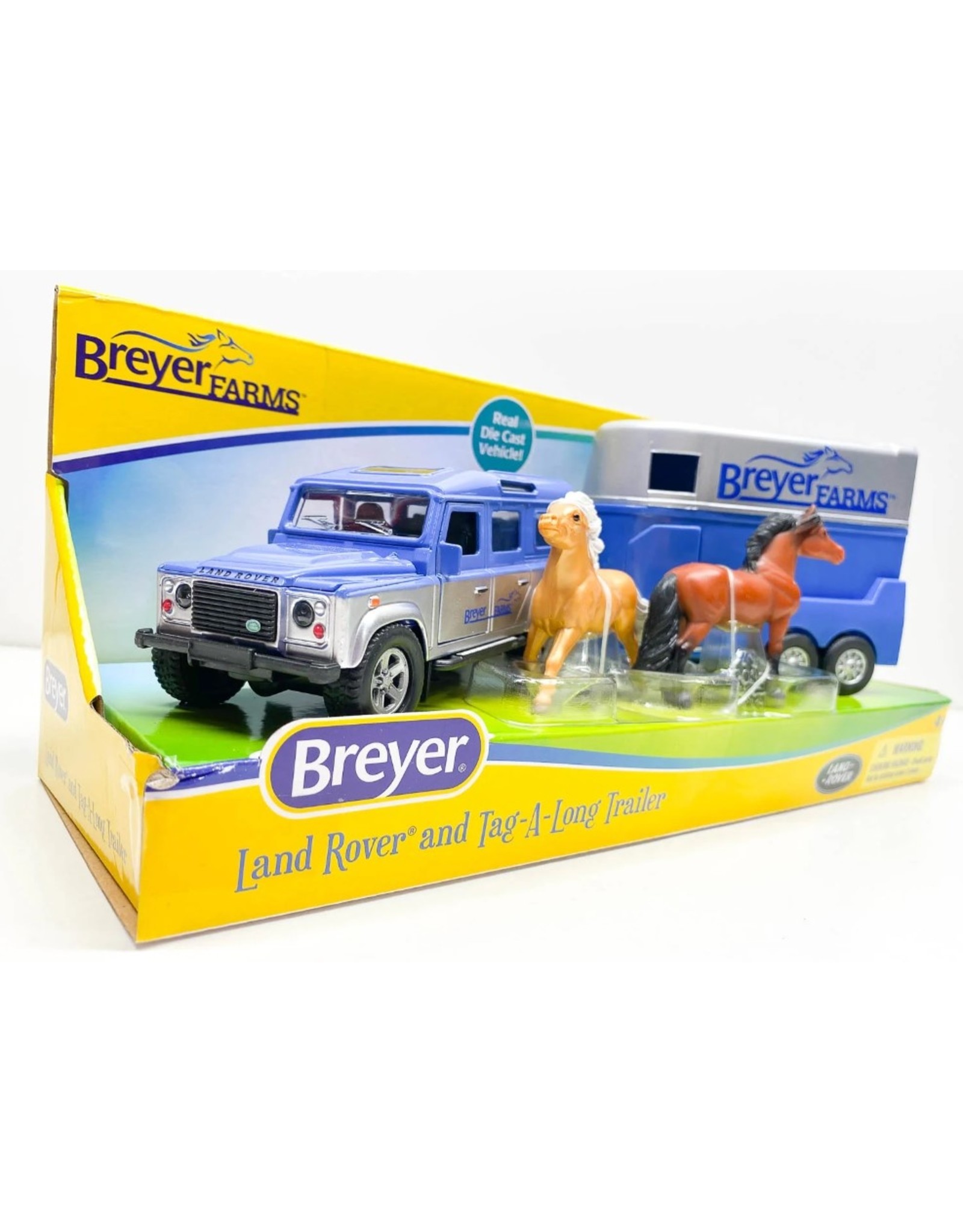 Breyer Farms Land Rover and Tag-A-Long Horse Trailer