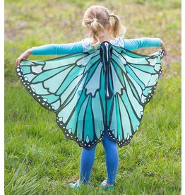 Colorful Butterfly Wings Teal