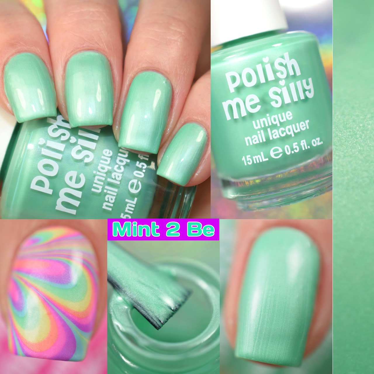 Professional Gel Nail Polish Colour Coat - Mint To Be – The Manicure Company