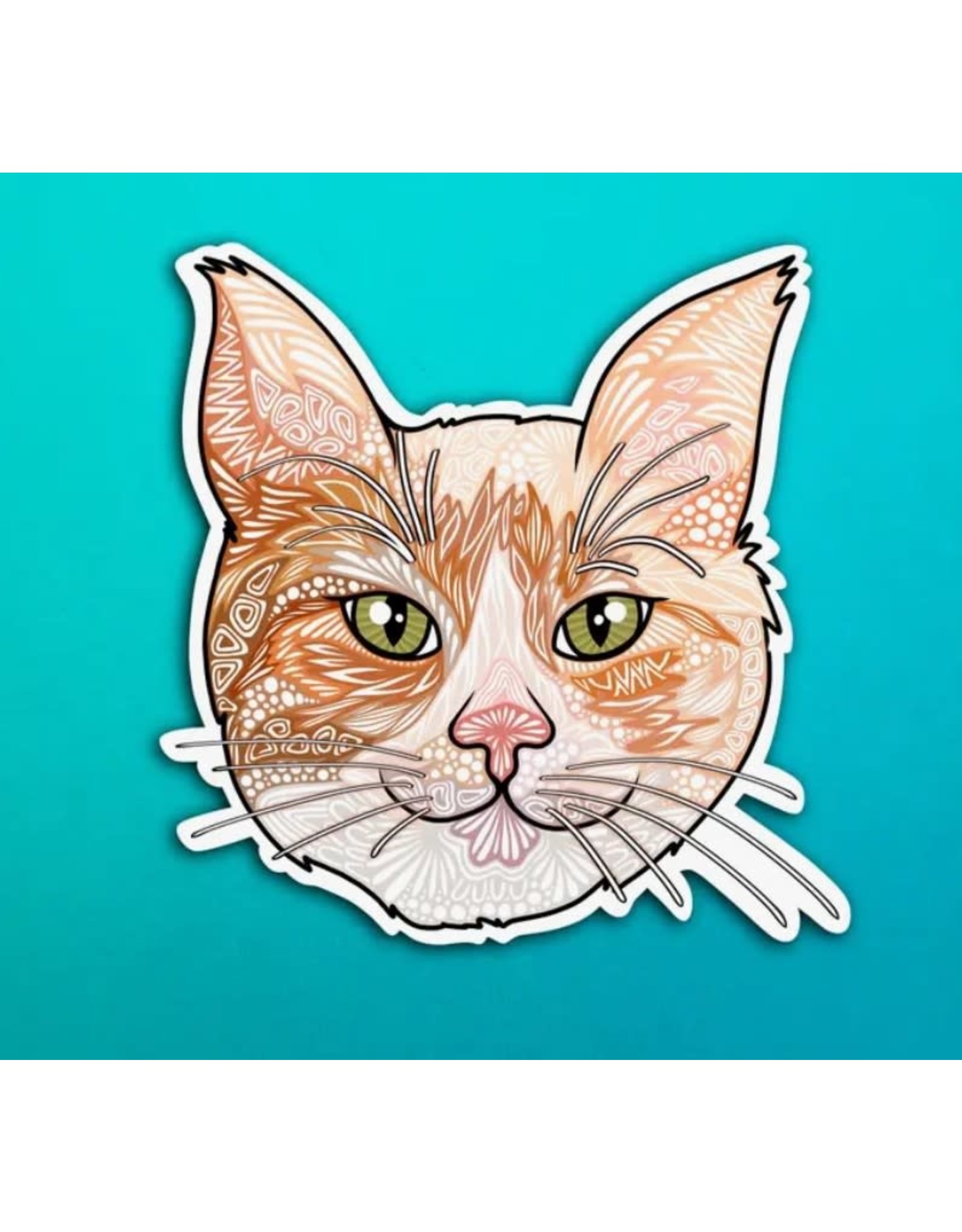 Ginger Cat Vinyl Sticker