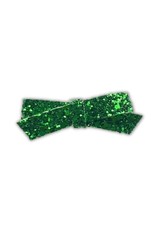 Green Glitter Twist Bow