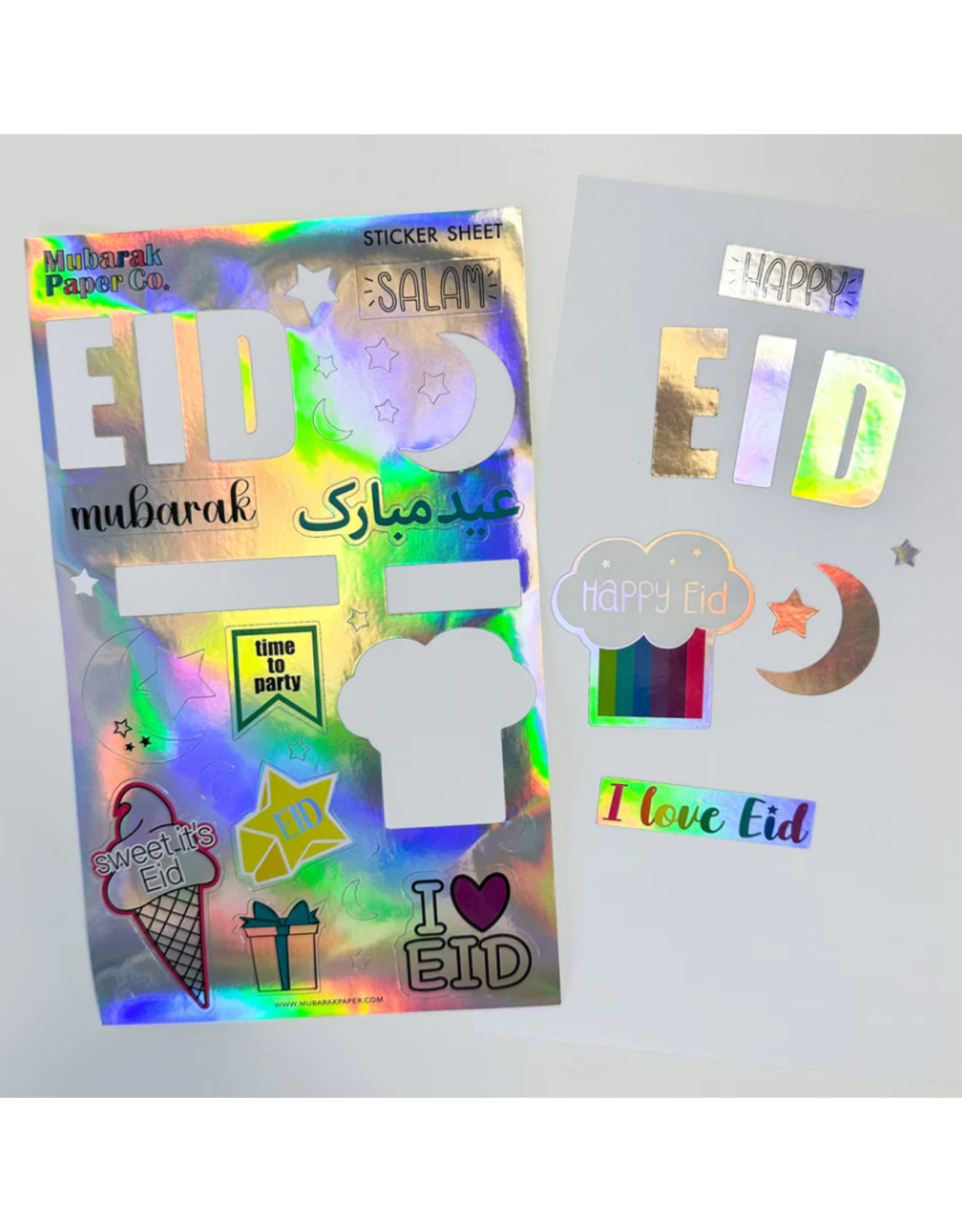 Eid Holographic Stickers