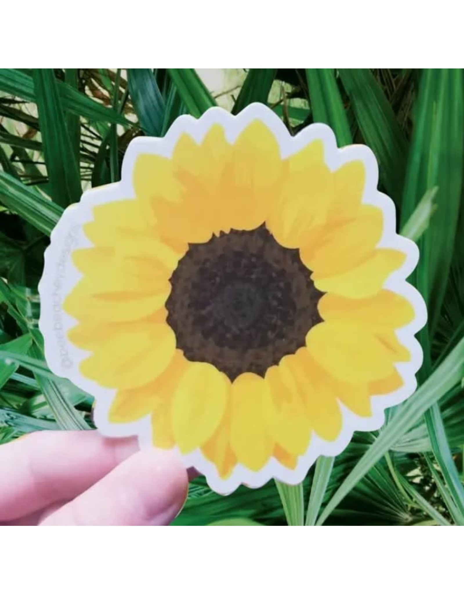 Sunflower Vinyl Sticker Wit & Whimsy Toys