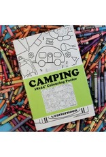 Mini Coloring Poster: Camping