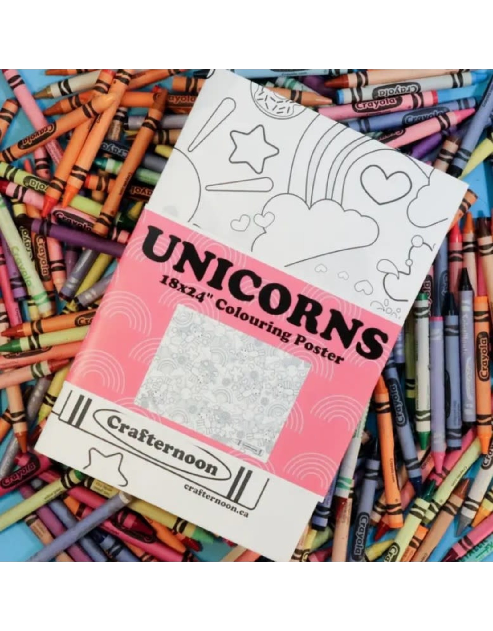 Mini Coloring Poster: Unicorns