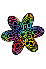 Scratch Art Flowers