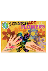 Scratch Art Flowers