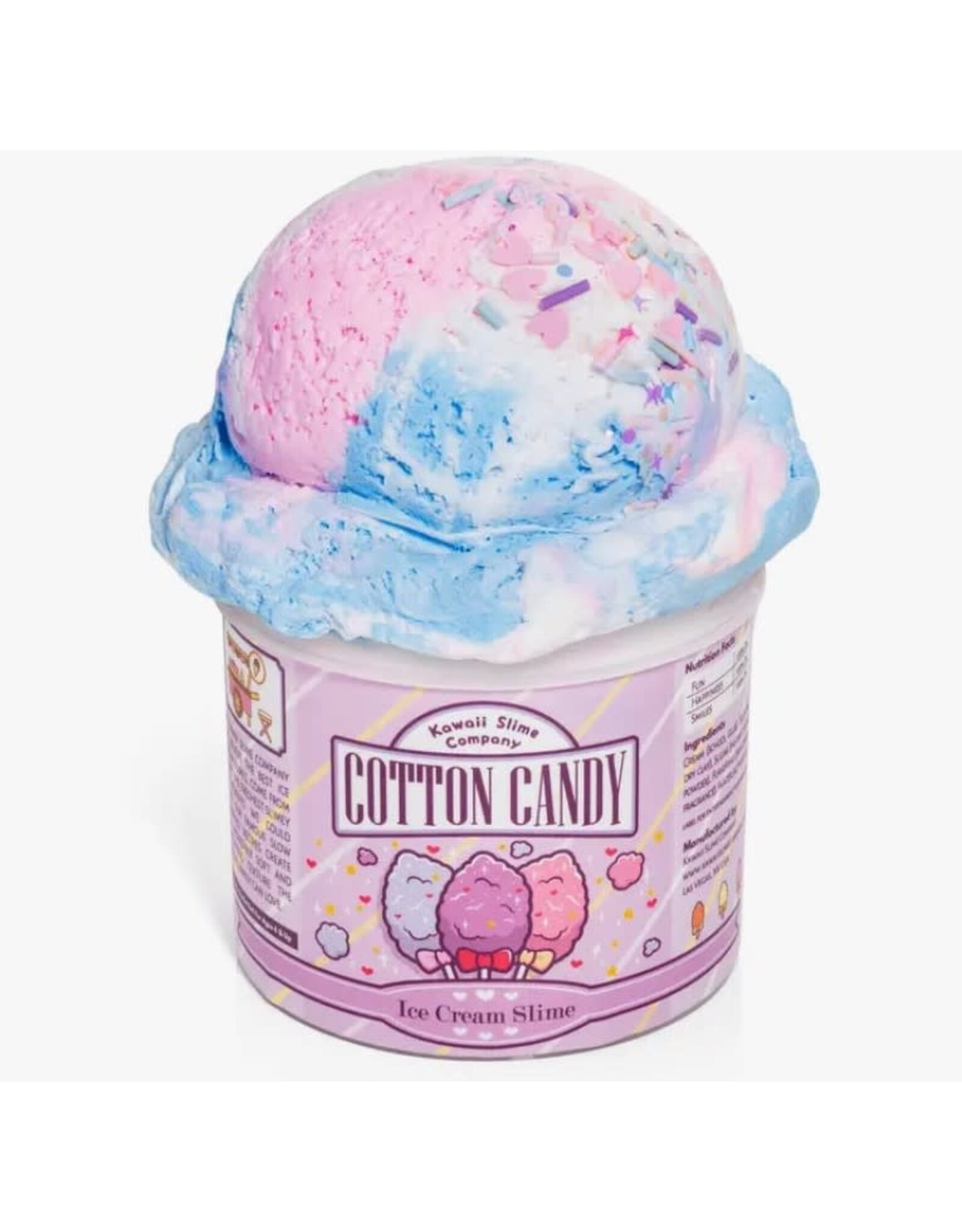 Cotton Candy Scented Ice Cream Pint Slime