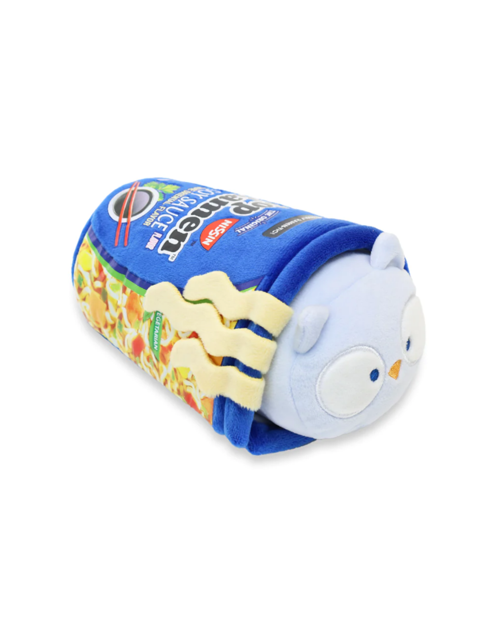 Anirollz x Top Ramen Cup Soy Sauce Owlyroll Blanket Plush