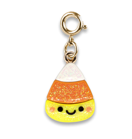 Gold Glitter Candy Corn Charm