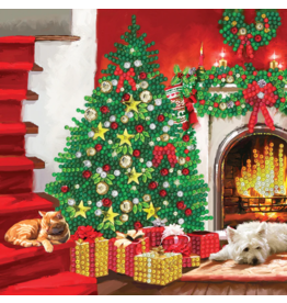 Crystal Art Card Kit: Christmas Tree