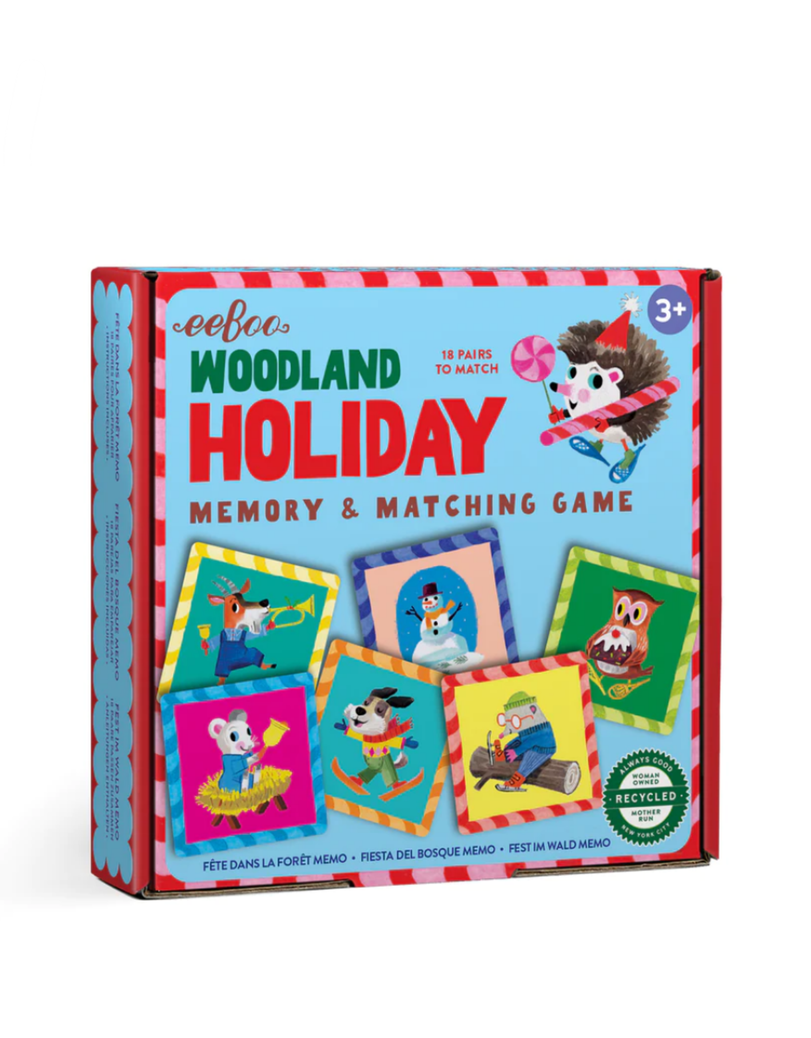 Woodland Holiday Little Memory Matching Game