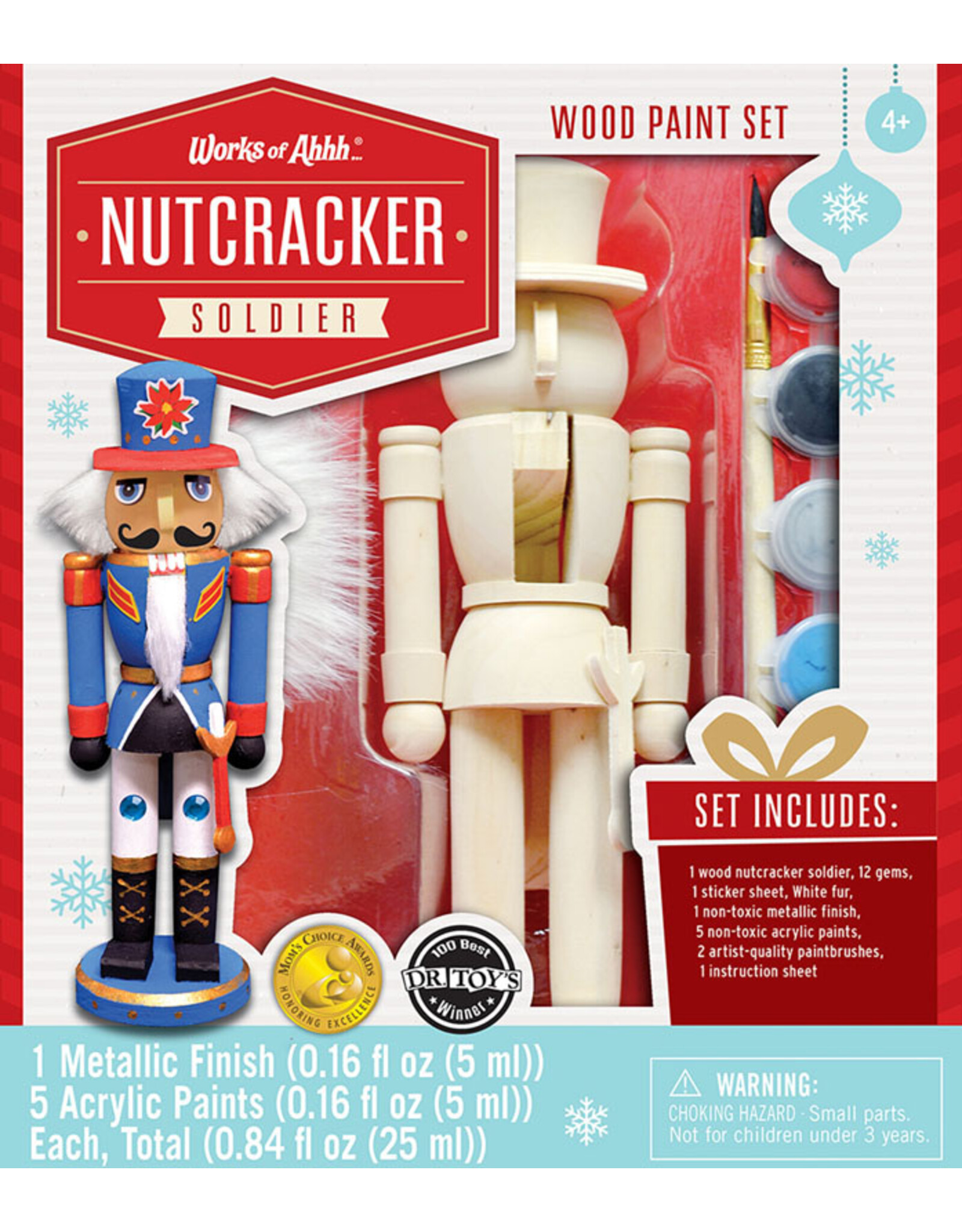 Wood Paint Kit Nutcracker Soldier Wit & Whimsy Toys