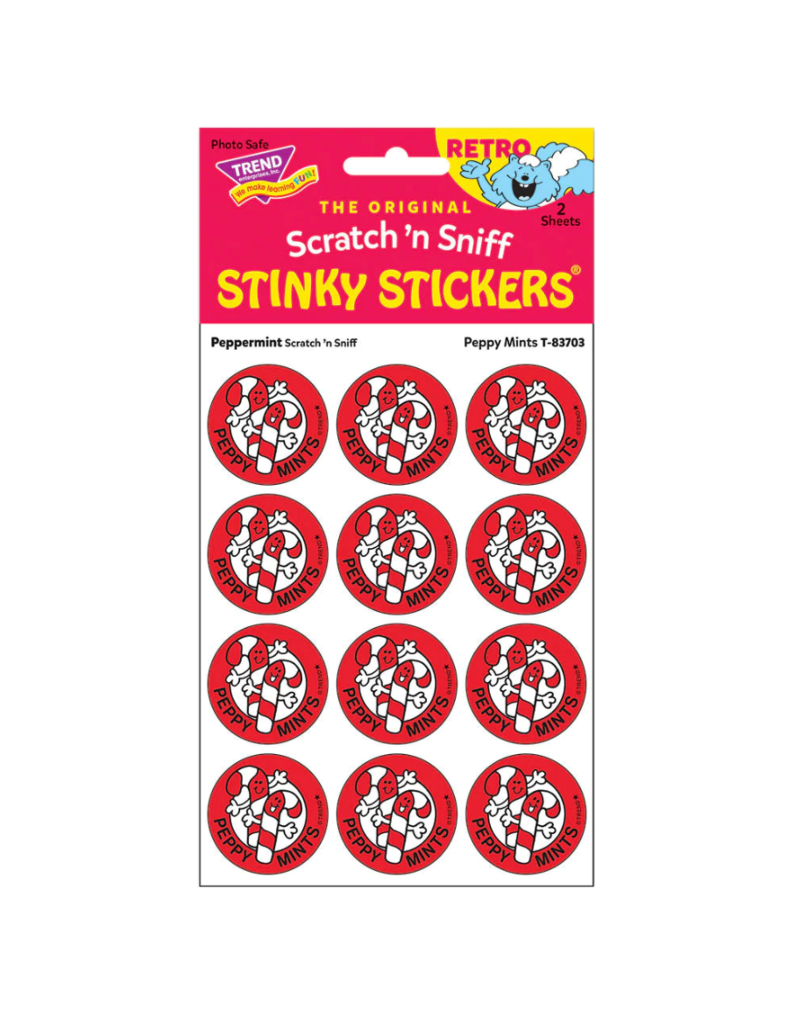 Stinky Stickers: Peppy Mints (Peppermint)