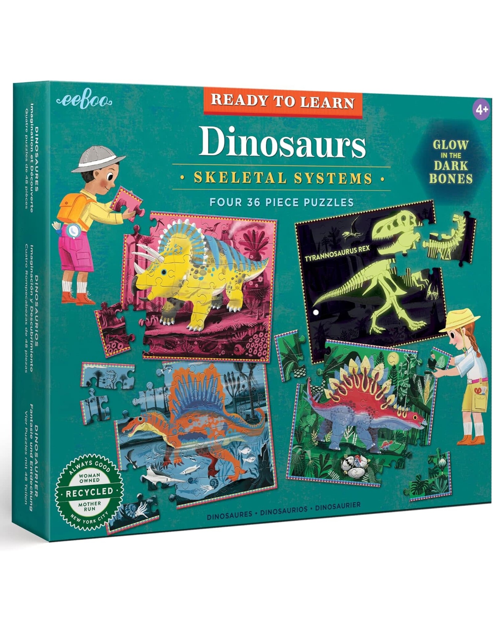 Ready To Learn Dino Skeletal Systems 36pcs