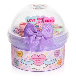 Conversation Heart Fluff Slime