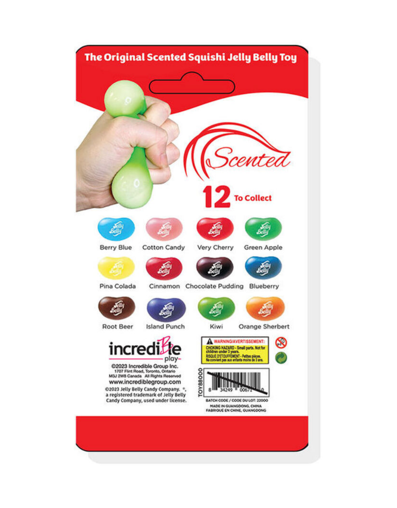 Jelly Belly Scented Squishy Bean 2 Pack